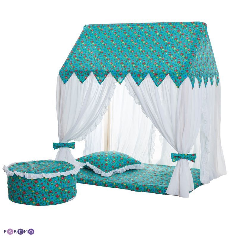 Текстильный домик с пуфиком - Дворец Жасмин  